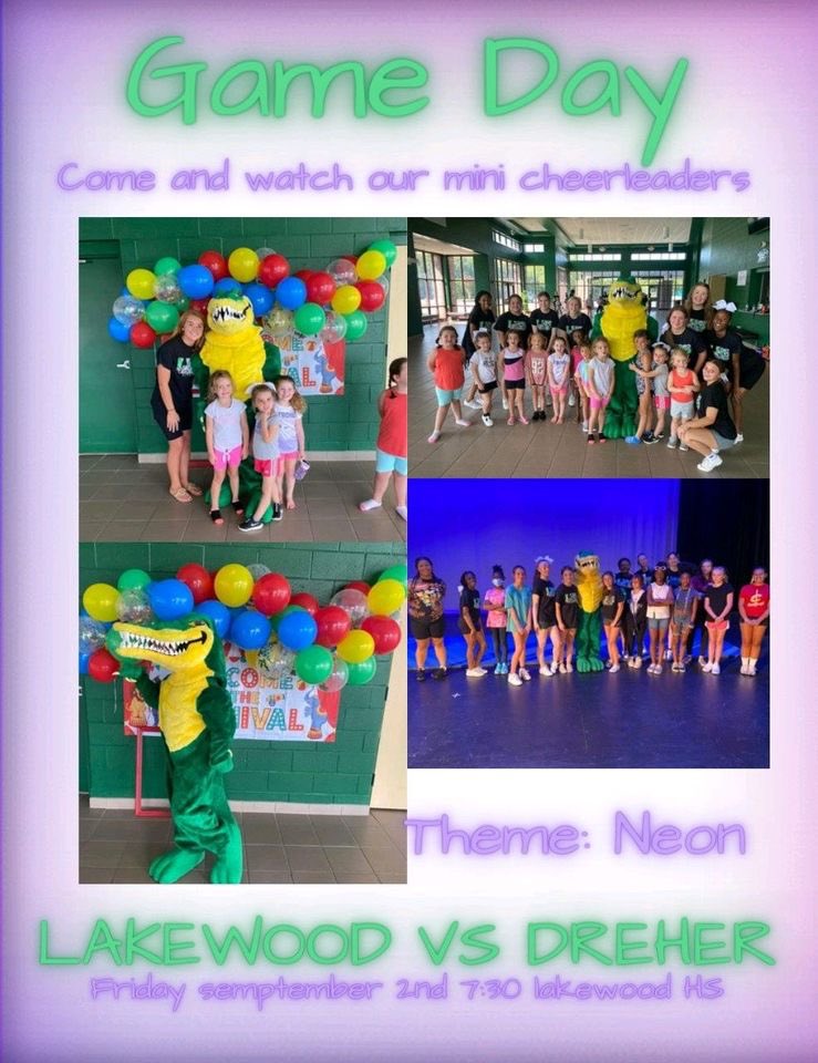 Football season has officially started! We are so excited for our game this Friday so our minis can come join us cheer during halftime! Remember to let your cheer sponsor know you’ll be in attendance so they can get your tickets to you! GOOO GATORS!📣🐊