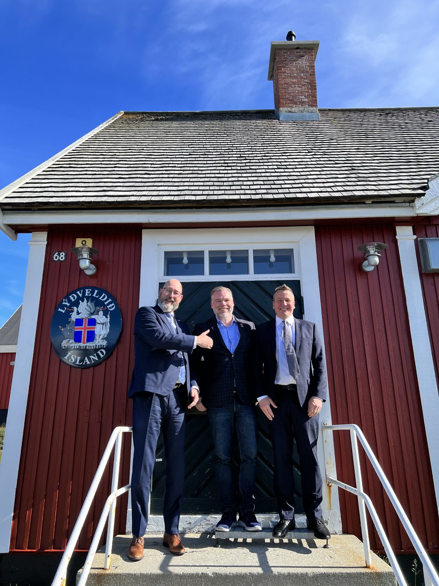 kerecis's tweet photo. Scenes from this incredible day in Nuke, Greenland for the @_Arctic_Circle Forum with our CEO and Founder @Fertram Sigurjonsson. Notably, reuniting with the longest serving President of Iceland and Kerecis board member @ORGrimsson was a major highlight.🏔  🇮🇸 #ArcticCircleNuuk https://t.co/pPqc9GNKkN