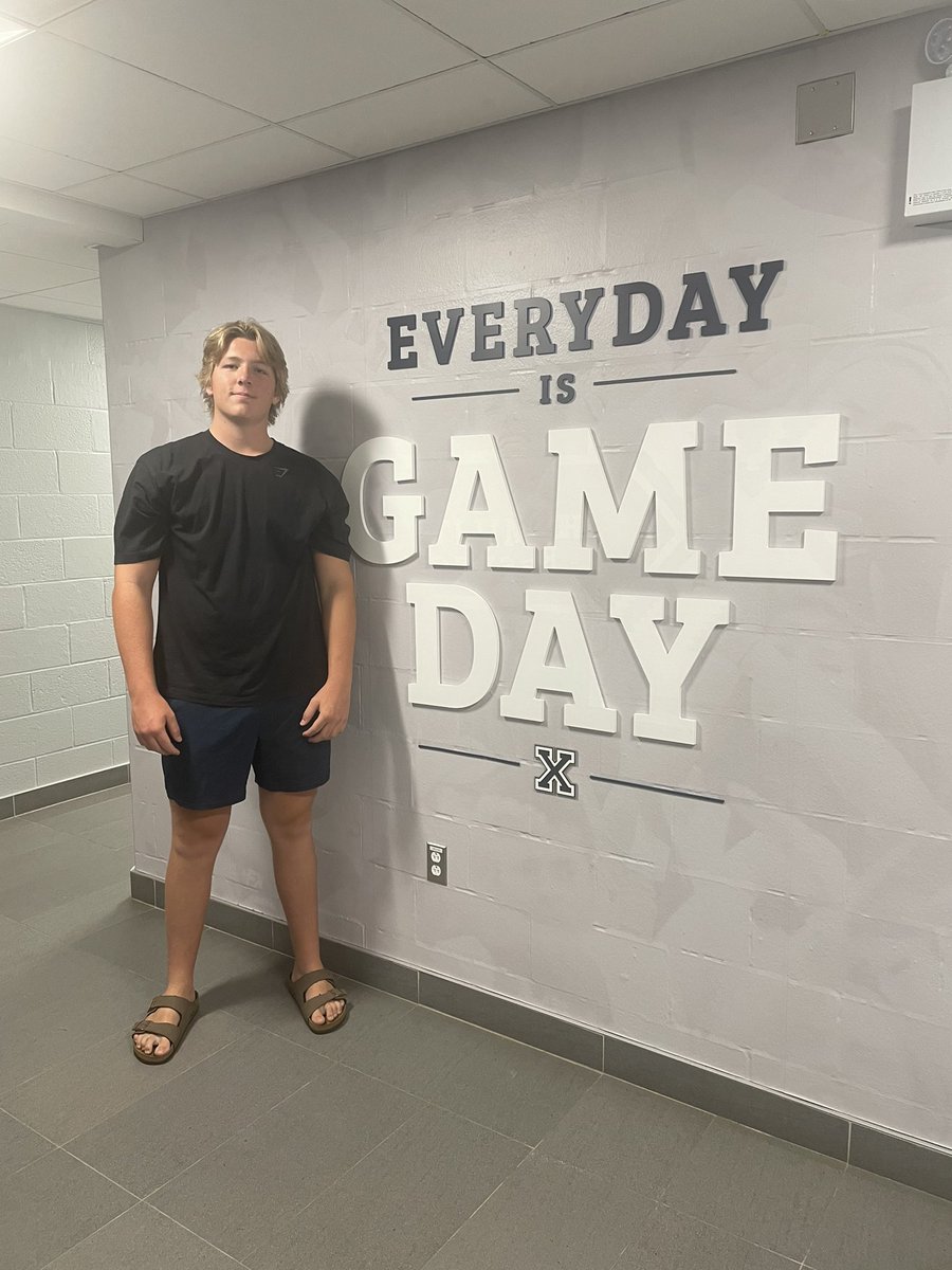 KaiGrose's tweet photo. Thank you @StFXFootball for the official visit and game day experience. I want to thank @GaryWatermanX @JonSvecX @CoachVDH Coach Bance Coach Daley for putting together such a good time at STFX! The personal touches made the experience very memorable. Congrats on the win as well!! https://t.co/4njdqLq14Y