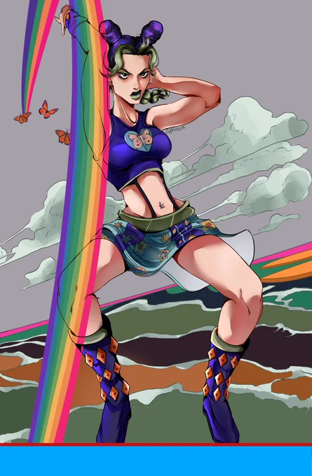 4 days until stone ocean, have some of my old art 