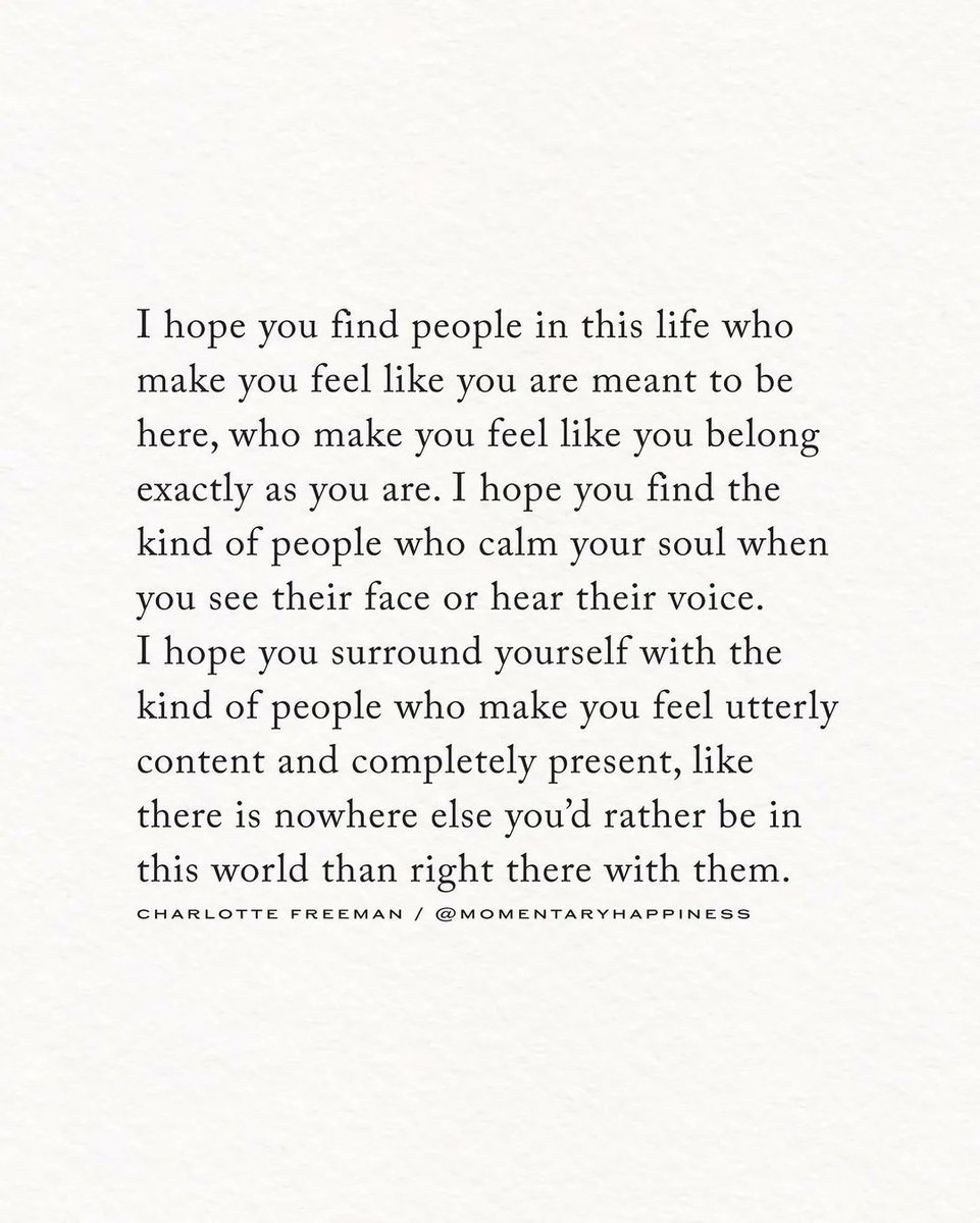 ThoughtCatalog's tweet photo. I hope you find people in this life who make you feel like you are meant to be here, who make you feel like you belong exactly as you are. 💛 https://t.co/v84nf4x4uQ