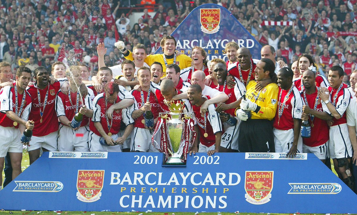 🔴⚪️ A thread of all the games in Arsenal’s 01/02 double PL & FA Cup season 💯⚪️🔴