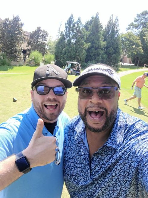 putemupcdukes's tweet photo. HeyMan!
Chris with #JimEllis loves us! Thanks man we appreciate you! Great to meet you!
@DukesandBell929
#JimEllis🏌🏿♂️Tournment https://t.co/CQwZcoMNGS