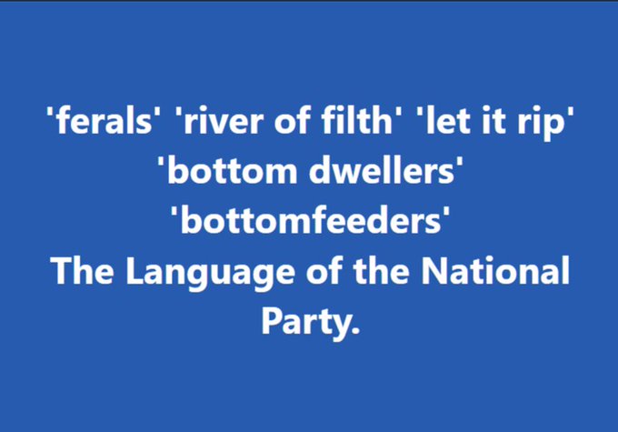 kiwibear_1's tweet photo. @jamie27617 @nealejones 2 sides can play that hash tag game
#LyinLuxon
#NationalNeverAgain #NationalNotFitToGovern
#ReturnArdern2023
#progresswithlabour
See dumbass... You're not as clever as you think you are https://t.co/lvEobUqg44