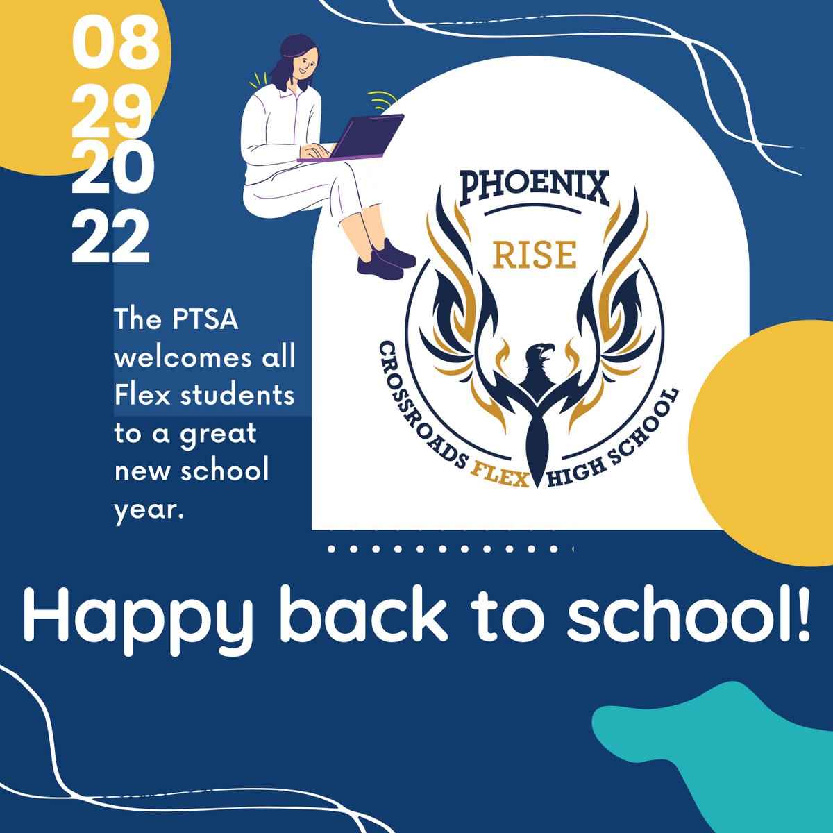 PTSACrossrdFLEX's tweet photo. We can't wait to see what this year brings!
Tag us in your first day of school photos #ptsacrossroadsflex #pursueexcellence #PhoenixRISE #PursuingExcellence #wcpss #wcpssmagnets #DoThingsDifferently #CrossroadsFlex https://t.co/UHersCtcCc