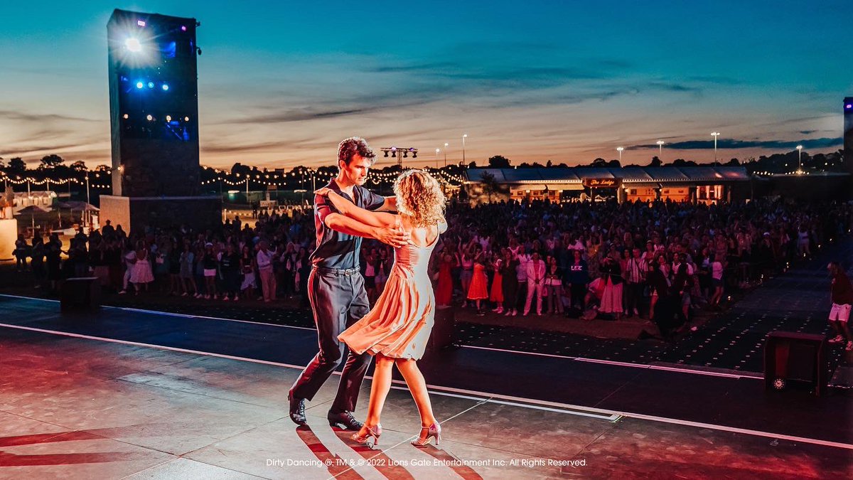 _AliceBaker3's tweet photo. Production shots coming in 💃🏻🍉💫 @secretcinema @lukedyson #secretcinema #dirtydancing #baby #kellermans #timeofmylife #summer #icarriedawatermelon https://t.co/XV6DhgH61o