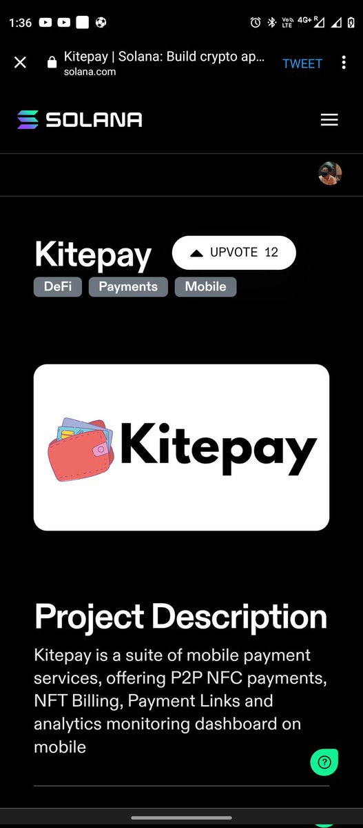 Go and upvote <a href="/HeySunit/">Muad'dib</a> project #KitePay!! All the bestt.

solana.com/summercamp/vot…