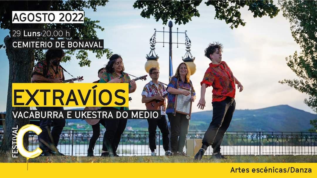 ukestradoMedio's tweet photo. #EXTRAVIOS
FESTIVAL C
#vacaburra + #UkestradoMedio
CEMITÉRIO DE BONAVAL
29 Agosto, 2022 - 20:00
@urdimeescenicas
@CCultura
#danzacontemporanea
#dançacontemporanea #baile #dança #performance #contemporarydance #dançar #bailar #dancer #danzare #uke #ukelele #ukulele #ukestra https://t.co/AYvR4ZmaCE
