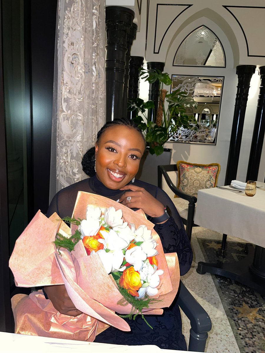 chaychii__'s tweet photo. I said yes! to the best man there is @solanke_lekan https://t.co/Wdmemfbioa