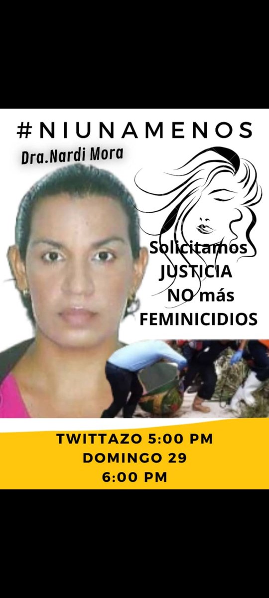 Ces_RH7's tweet photo. @GabytaSuniaga Tuitazo hoy a las 5:00 p.m. #Justicia para #Nardy #Feminicidio https://t.co/sQrrMReUF3