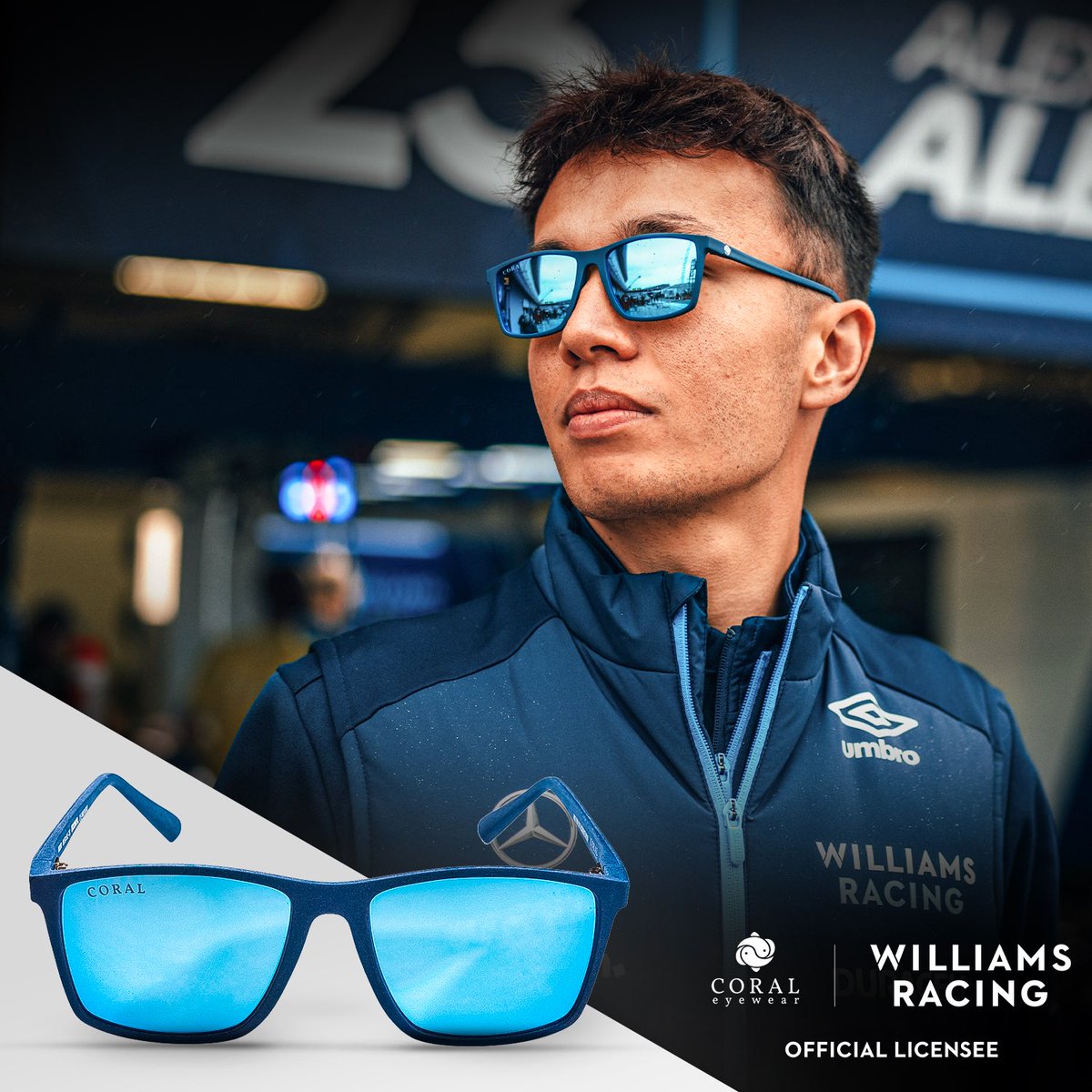 CoralEyewear's tweet photo. @williamsf1 were back in the points at the #BelgianGP! 🏎

To celebrate, get 35% off limited-edition sunglasses for 24 hours only.

Use code Williams35 at checkout. 🔵 

https://t.co/mk1oENAYiG

#WeAreWilliams #F1 https://t.co/9iwYeou7kF