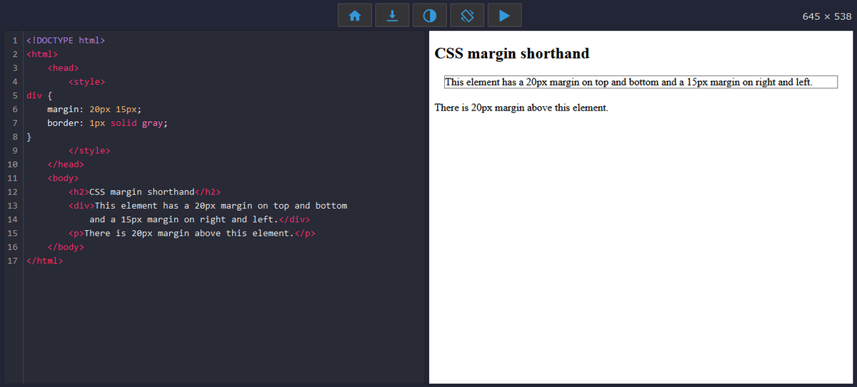 harmashcom's tweet image. لمتابعي دورة لغة CSS
تم إضافة درس جديد شرحنا فيه طريقة إضافة هوامش خارجية (margin) للعناصر بالتفصيل:
harmash.com/tutorials/css/…

الدورة أصبحت تتضمن 9 دورس.
لطفاً إن أعجبك الدرس، إدعمنا بالنشر❤️

#css #css_margin #css_tricks