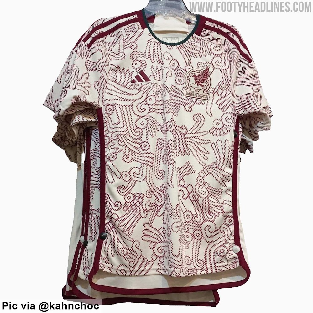 ActuFoot_'s tweet photo. Ce à quoi ressemblera le maillot extérieur du Mexique pour la Coupe du monde 2022. 🇲🇽

📸 @Footy_Headlines https://t.co/UEiREUXCJT