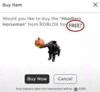Roblox News (Parody) 🔔 on X: Users in some countries are starting to be  able to purchase headless for free early 😳  / X