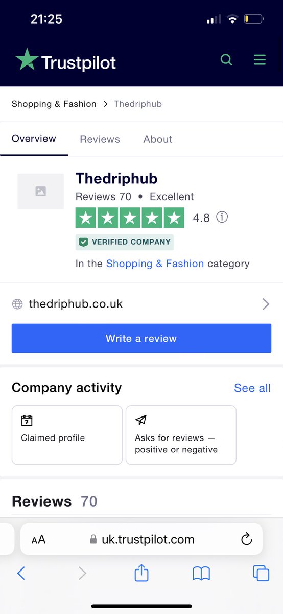 Checkout our Trustpilot⭐️   uk.trustpilot.com/review/thedrip…