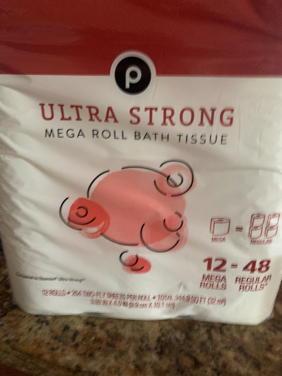 webdivision's tweet photo. I just bought this pack of toilet paper at Publix, and so far, no one can tell me WTF the image on the front is. https://t.co/lu1AhjUWFB