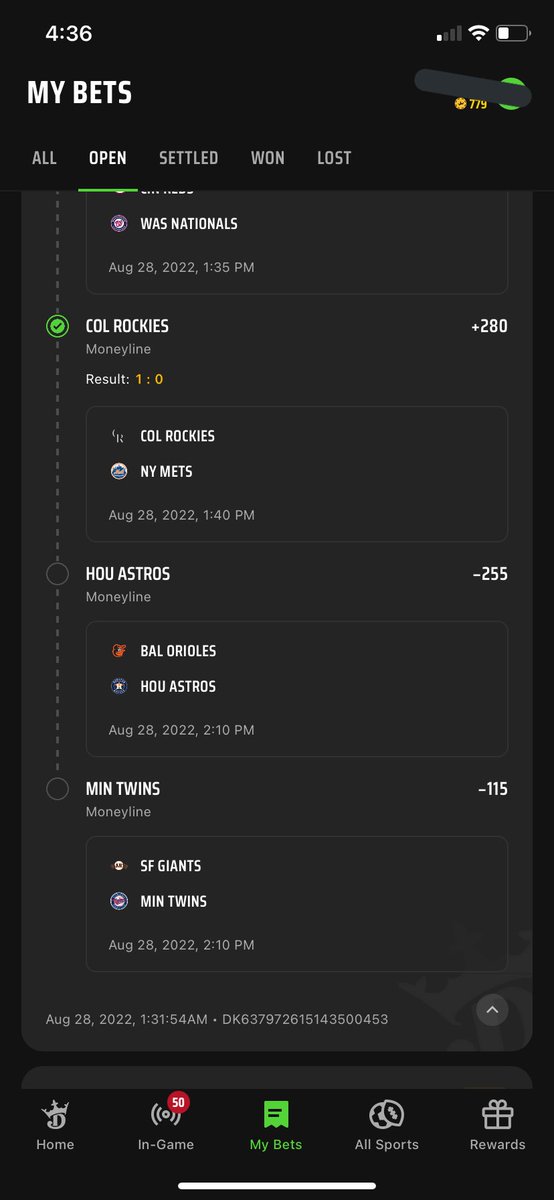 winnersgroup100's tweet image. 5 team parlay 10 unit pending!! Just need twins and astros to HOLD!! Have another one with orioles last last so we just need twins to hold and $ is made! Like and retweet for a 500$ give away if twins hold on!!

#GamblingTwitter