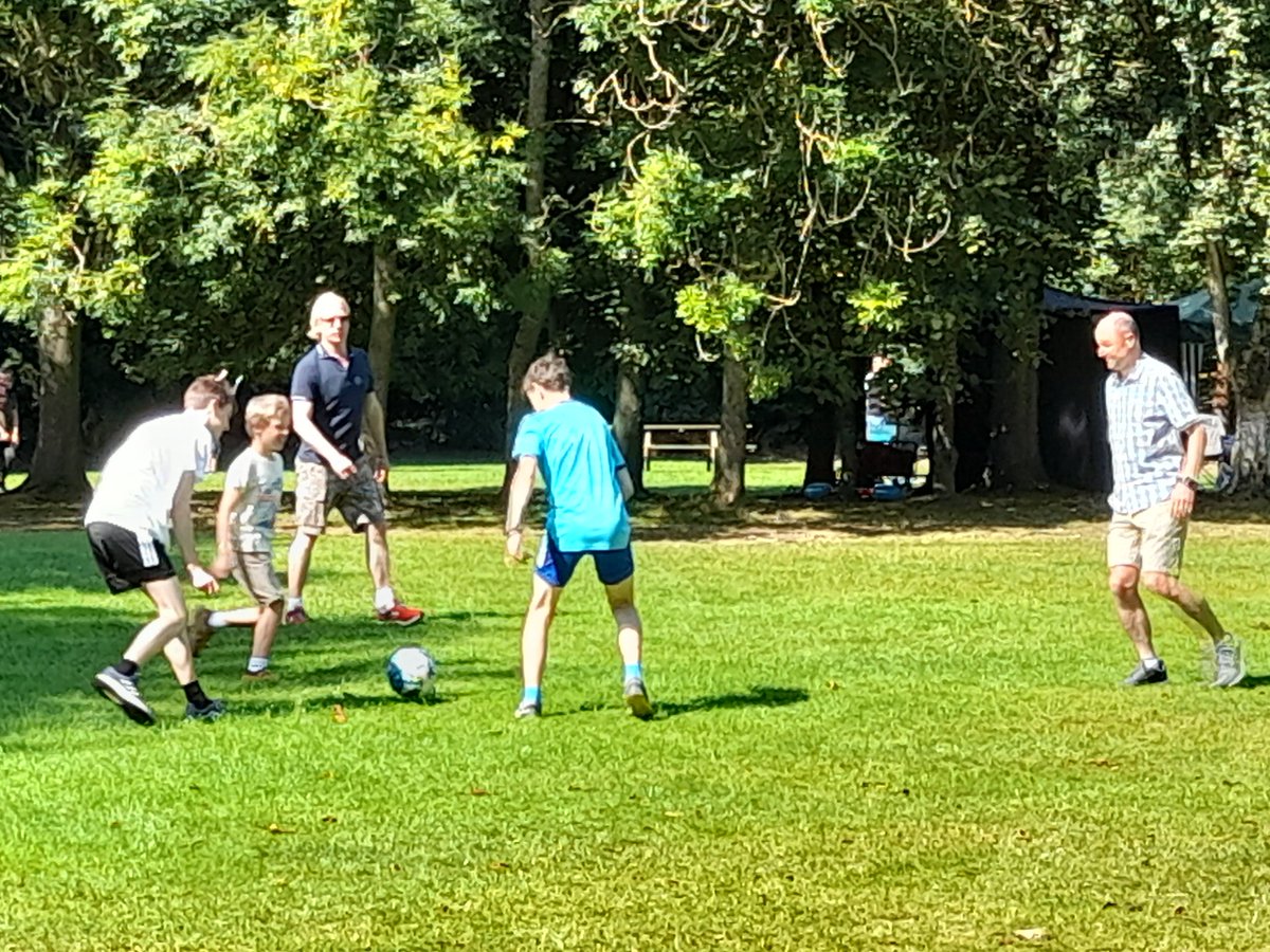 Super #AHPsActive day to make up for yesterday's overindulgence for son's 17th. Family picnic and games in local park followed by Zumba class for me