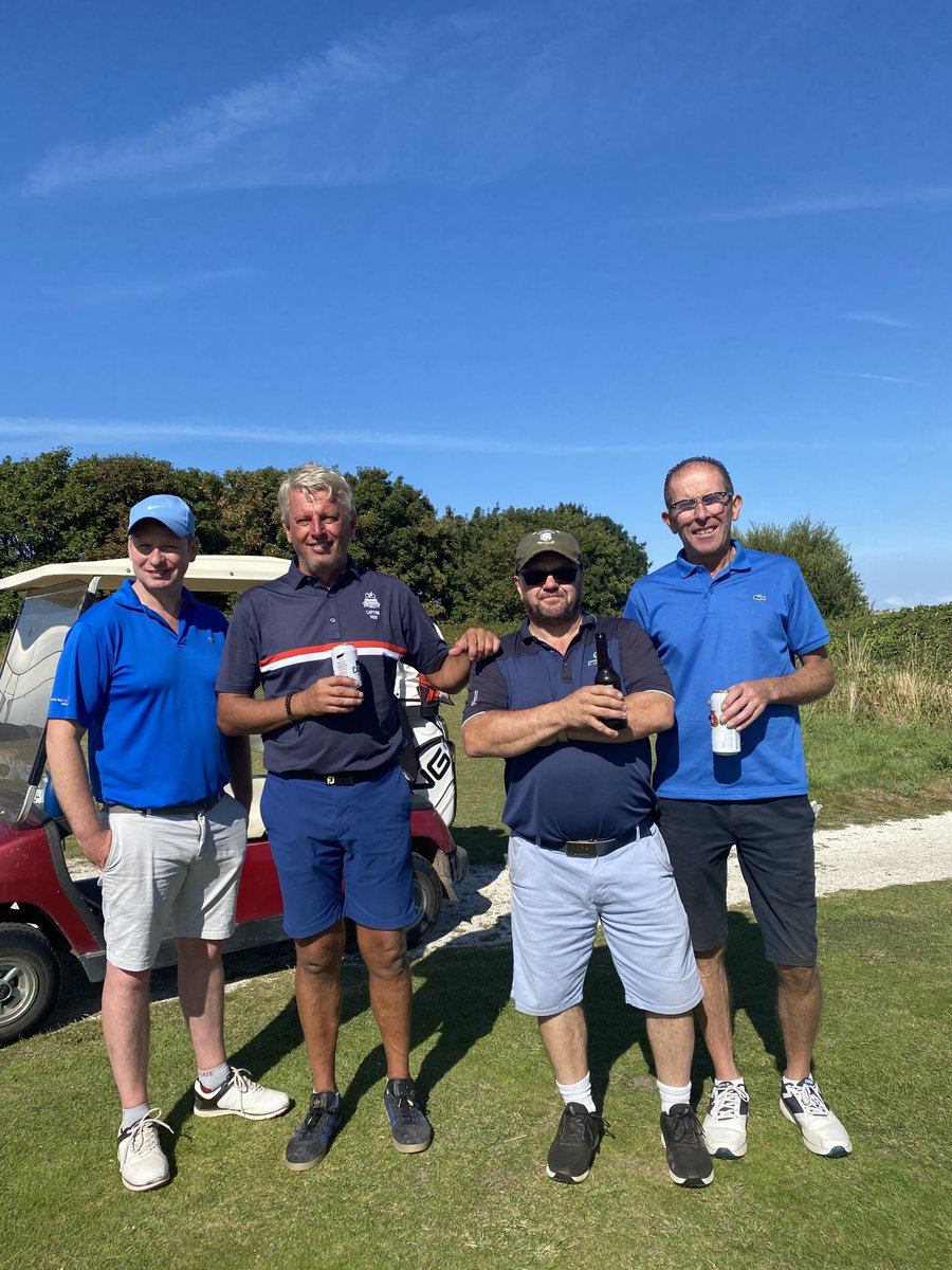 Great day for my captain’s day, what a blast. Fantastic day 🍺🍺🍺👍👍🏌️‍♀️🏌️‍♀️