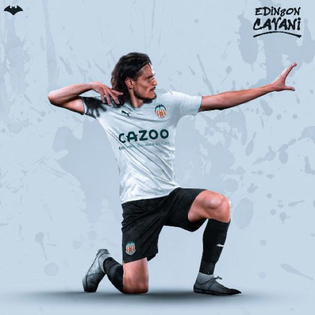 Si <a href="/ECavaniOfficial/">Edi Cavani Official</a> acaba fichando por el Valencia CF… 🔜🇺🇾🏹

📣 SORTEO RÉPLICA CAMISETA VCF 📣
Para participar:
- RT a este tweet 
- Seguirme <a href="/IvanGandia10/">Iván 🦇</a> 
- Menciona a 1 amig@ 

🦇 AMUNT 🦇