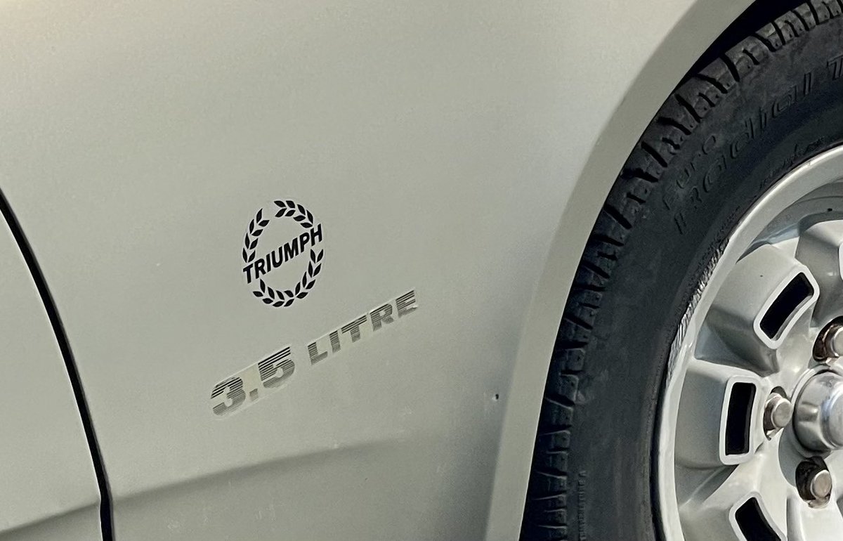 Car_Guy_Tom's tweet photo. Feared by contemporary Corvettes: Triumph TR8! #Triumph #Headache #TR8 #CorvetteKiller #ShapeOfThingsToCome #CarSpotter https://t.co/RaER3w4va8