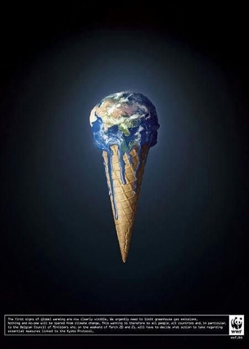 famouscampaigns's tweet photo. 10 years ago the World Wildlife Fund produced this ad - to send a clear message about global warming.

Credit; VVL BBDO | Belgium https://t.co/RHvMCVqCxH