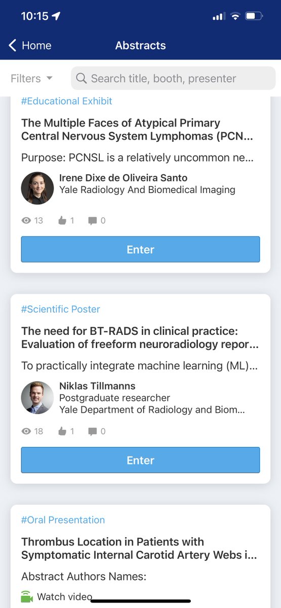 theASFNR's tweet photo. Check out Educational Exhibits, Oral Presentations, &amp; Scientific Posters in the Whova app!
#ASFNR22 
@theASFNR 
@hsairmd 
🧠 https://t.co/jLbVjlEMXr