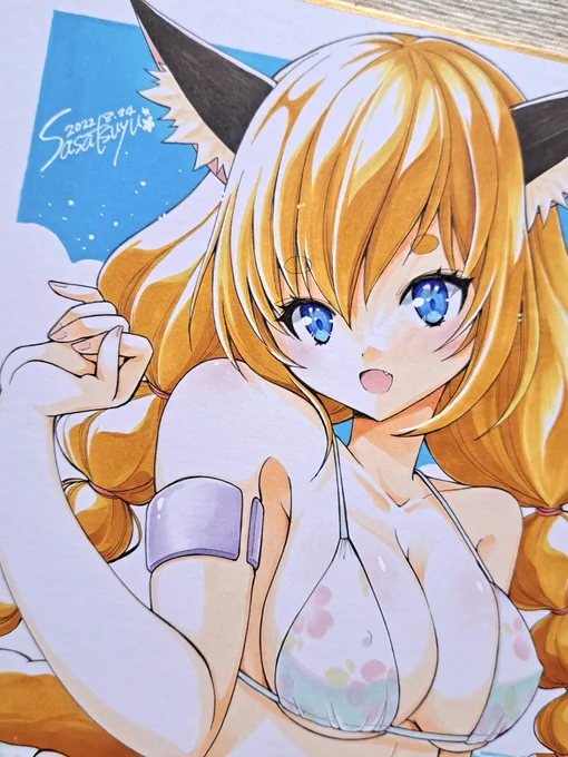 #8月の終わりにあなたの作品見せてください夏たっぷりから秋の準備。#夏の創作クラスタフォロー祭り #今月描いた絵を晒そう 