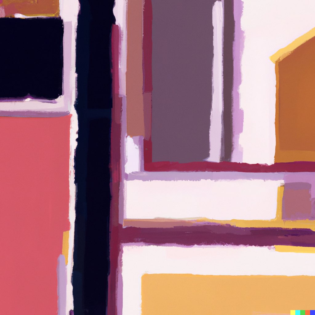 harolddeparold's tweet photo. "An abstract painting that will make me as famous as Piet Mondriaan". My first DALL•E 2 prompt. Hope it works 🙃 

@OpenAI #dalle2 #dalle #openai #openaidalle #openaidalle2 #pietmondriaan #mondriaan #aiartcommunity #abstractart #artificialintelligence #generativeart #aiart https://t.co/9IBIU6Tc81