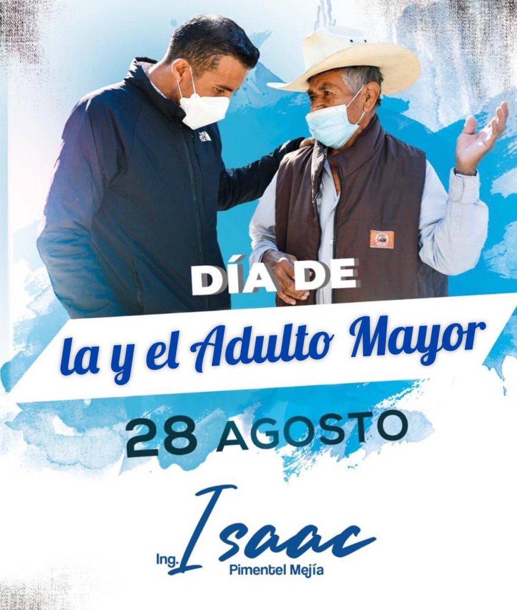 Hoy es un día para reconocer a las personas que nos inspiran, guían y constituyen un pilar fundamental en la sociedad; nuestros adultos mayores.

Feliz día de la y el Adulto Mayor 👵🏽🧓🏽. 
Mi admiración y respeto para todos ustedes ❤