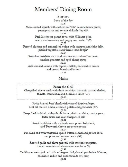 brawday's tweet photo. latest menu from the House of Commons MPs dining room https://t.co/R9Gf2v9Bsw