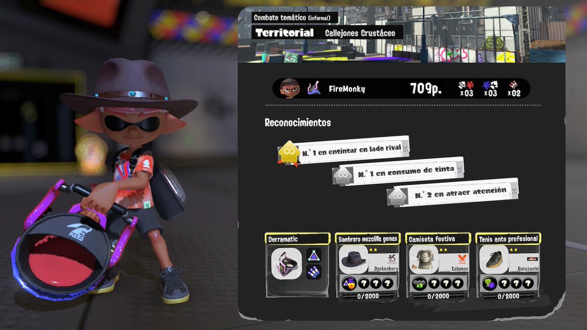 Fiiremonky's tweet photo. Los resultados no nos favorecieron, pero aun así me divertí bastante. Ya tenía rato que no me motivaba jugar splatoon y las partidas de ayer las disfruté mucho! Platicando, bromeando y viviendo el momento. #splatoon3 #splatfest

Gracias @LKevinajgg @El_JD0811 por jugar conmigo! https://t.co/aqbTHdErte