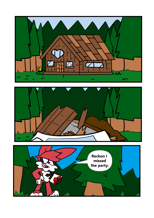 dwoopey's tweet photo. I totally missed the deadline of this, but I'm proud of myself for actually finishing this comic. These characters have been around in my head for years and I'm happy to finally show it to people. 

Without further ado, enjoy the beginning to Punchbunny https://t.co/UlP5930wUK
