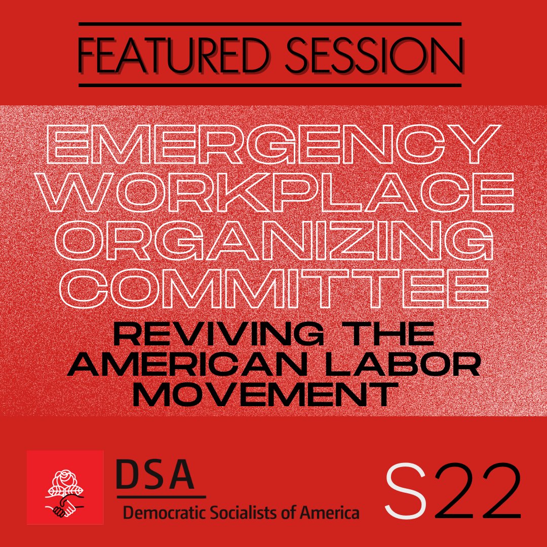 Founded at the start of the pandemic to support workers fighting for COVID protections, <a href="/organizeworkers/">Emergency Workplace Organizing Committee (EWOC)</a> has built a powerful network of volunteers to turn workplace discontent into worker power.

Hear EWOC speak on "Reviving the American Labor Movement!"
sched.co/18XkH