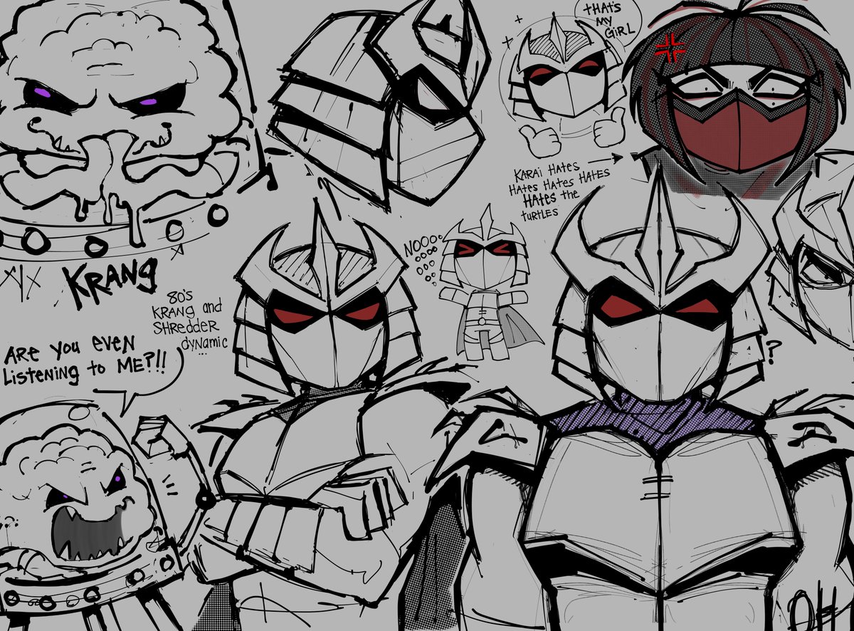 n☆y⭐︎t☆ LOOK AT MY TMNT AU DESIGNS NOOOOWWWW yes i am crazy #tmnt