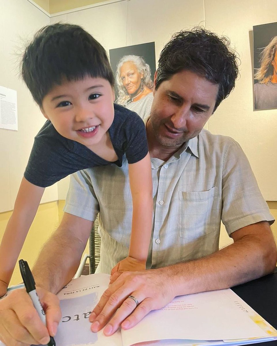 mattdelapena's tweet photo. PATCHWORK comes out in two days!! Did a local launch with @warwicksbooks on Friday. My little boy makes the signing part a bit more complicated (but I love it)! #signingwhileparenting https://t.co/hjhyqcOkei