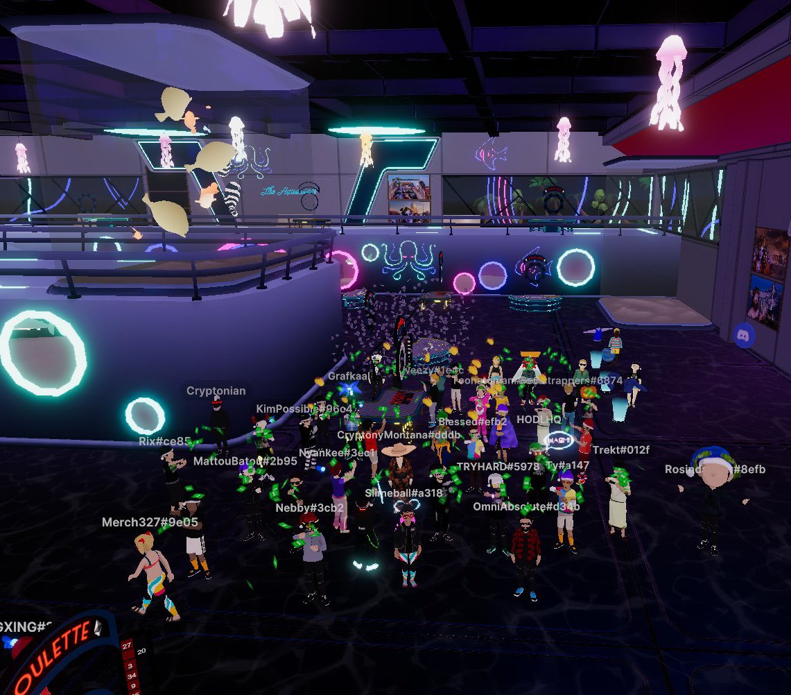 The Aquarium Casino (@theaquariumdcl) on Twitter photo SUNDAY FUNDAY Free Play Competition in the Aquarium starts NOW!🎰🐬
🤿Aquarium gear airdropped to players every 15 minutes!🤿
👑Prizes to winners 1-10👑
🎟Don’t forget <a href="/TheHolyOnesNFT/">The Holy Ones</a> ManaMania is now LIVE in the casino too!🎟
💧discord.gg/xnVBbnWde3💧 SUNDAY FUNDAY Free Play Competition in the Aquarium starts NOW!🎰🐬
🤿Aquarium gear airdropped to players every 15 minutes!🤿
👑Prizes to winners 1-10👑
🎟Don’t forget <a href="/TheHolyOnesNFT/">The Holy Ones</a> ManaMania is now LIVE in the casino too!🎟
💧discord.gg/xnVBbnWde3💧