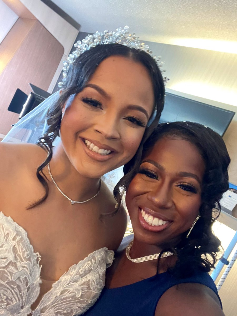 Yesterday I had the honour of standing beside my best friend as she married her best friend! It was such a beautiful day filled with love. She looked absolutely stunning ❤️💙🤍 Cheers to Mr. and Mrs. Wilson #ForeverWilson2022