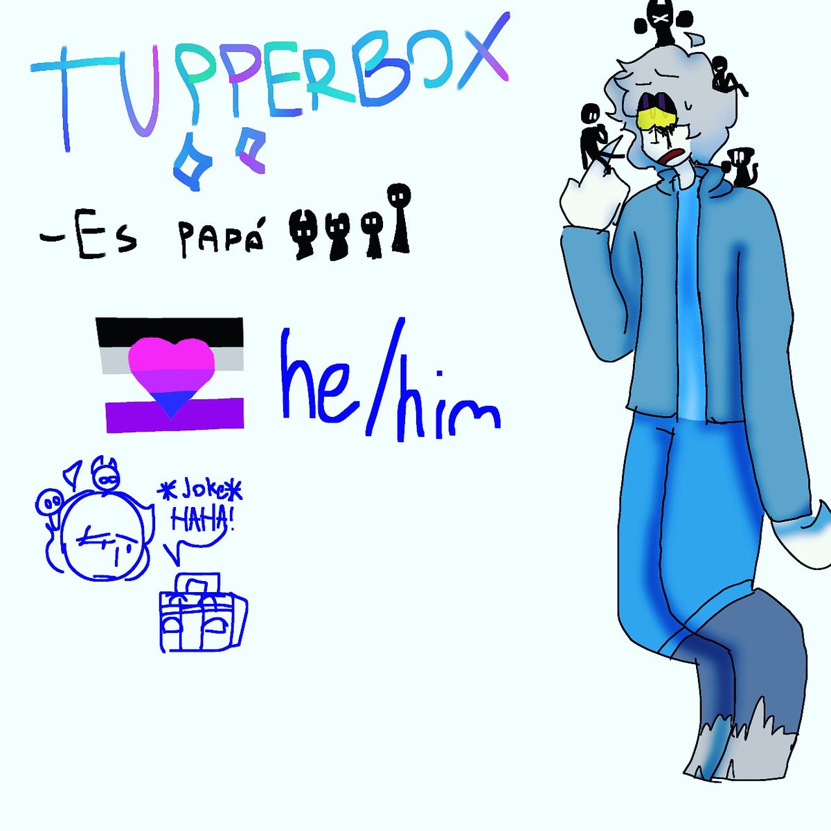 Multifandom_Usr's tweet photo. TUPPERBOX MY LOVE💞 #tupperbox #Discord #headcanon #LGBT https://t.co/ZrPy3NHp3A