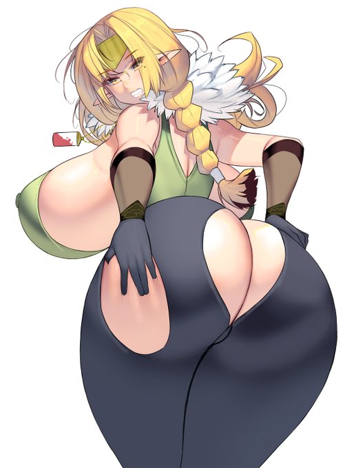 エルフさんのお尻
https://t.co/0Th2lm24M4 