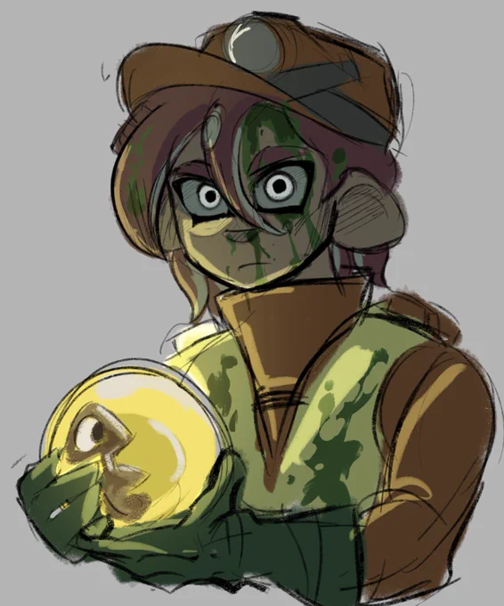 ranboo salmon run doodle  