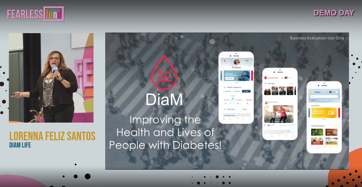 Thank you, <a href="/FearlessFund/">FearlessFund</a>, for having our CEO and Founder <a href="/lorennafs3/">Lorenna Feliz Santos</a> participate in your VC Summit this past week. We connected with so many people that have family and friends with Diabetes. We are excited to connect with them and share how we may assist in their diabetes care.