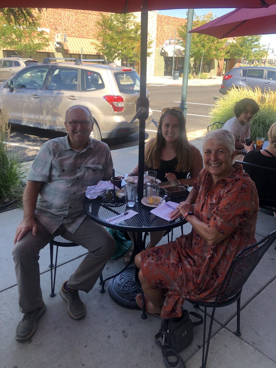 Breakfast with soon to be Dr. Lindsey.  (In Denver). Always good to spend time with her