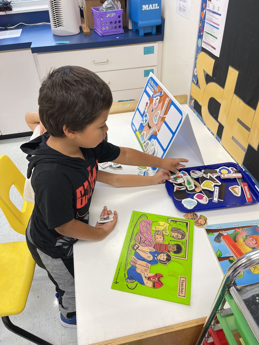 tish_willis's tweet photo. First full week of school looked amazing! So proud of this first year teacher and her studentsππ» These little guys are so busy with their centers, they would not look π at me for pictures π₯° #proudprincipal #wfisdEarlyLearning https://t.co/xyH3SXGzOq