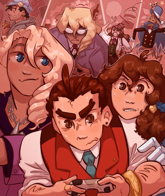 game night! #aceattorney 