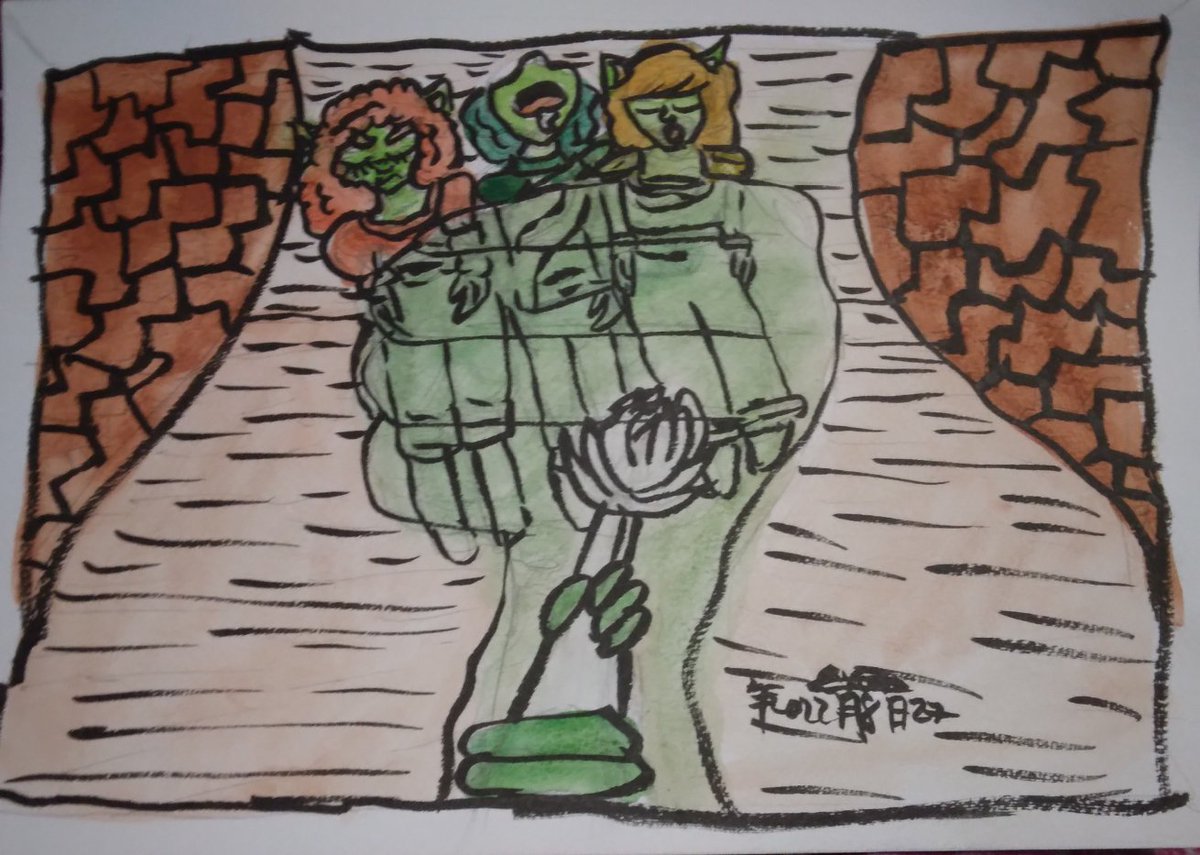 CherishYork's tweet photo. #Drowgust2022: Day 27: Grapple: Mossy's Final Attack 

@frandaredoodles 
#Drowgust2022 #drowgust #day27grapple #thedolldrows #mossytheundeadlibrariandrow
#28thaug2022 https://t.co/M5Gy7d6kSK