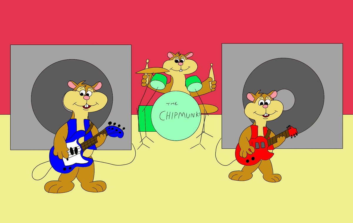 TwistedCartoons's tweet photo. Here are some fanart drawings of my favorite little guys, the chipmunks. On the fourth picture, the Chipmunks are doing a musical battle against Teddy Ruxpin.

Tags: #alvinandthechipmunks #teddyruxpin #chipmunks #fanart #cartoons https://t.co/HkgnrzkgIr
