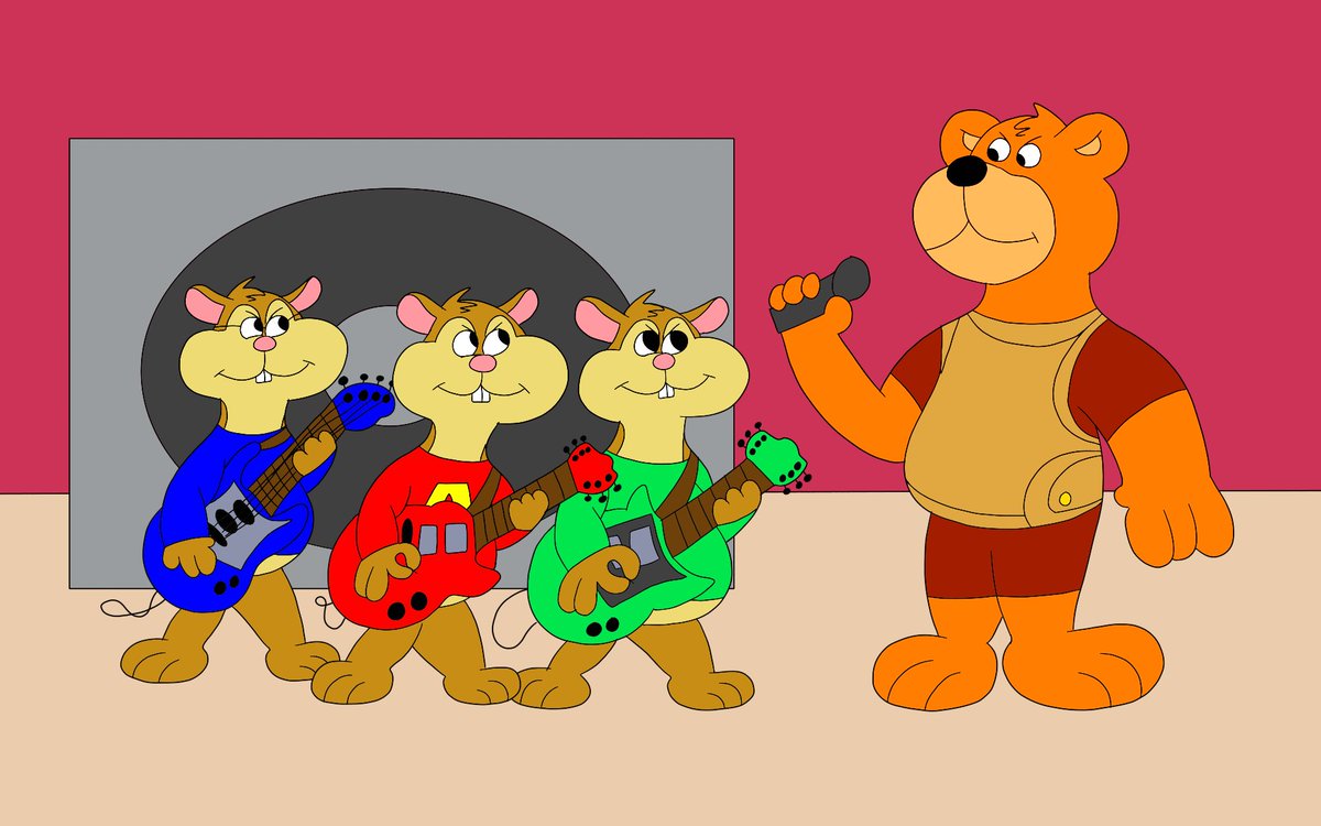 TwistedCartoons's tweet photo. Here are some fanart drawings of my favorite little guys, the chipmunks. On the fourth picture, the Chipmunks are doing a musical battle against Teddy Ruxpin.

Tags: #alvinandthechipmunks #teddyruxpin #chipmunks #fanart #cartoons https://t.co/HkgnrzkgIr