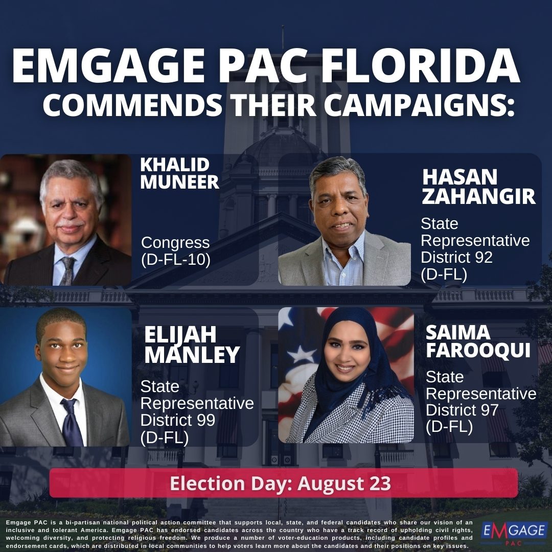 We are so grateful, not just for the wins in this primary, but also for the amount of folks willing to invest the time, energy, and dedication to represent their communities. We want to take this moment to commend these endorsed Florida candidates for their campaigns!