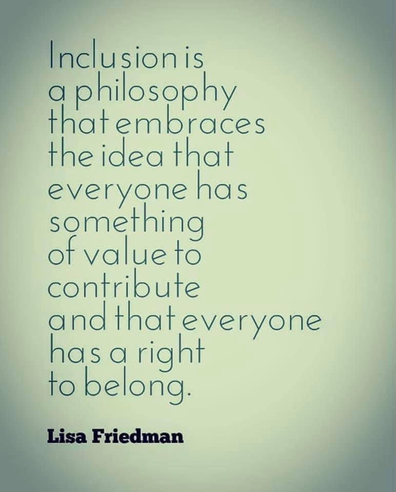 New year, same goal. If we start teaching inclusion and self worth in kindergarten, imagine the future! ❤️